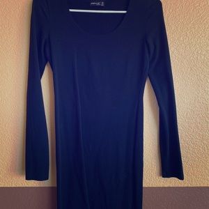 Long sleeve black dress size medium